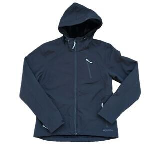 Double Diamond Black Jacket with Soft Fleece Interior - Small